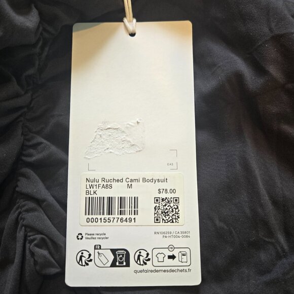 NWT LULULEMON Wundermost Ultra-Soft Nulu Ruched Cami Bodysuit - Picture 7 of 7